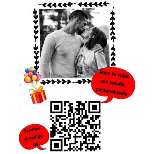 FOTO CON QR Saludo Personaliazado 1